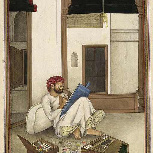 Portrait of Mazhar Ali Khan