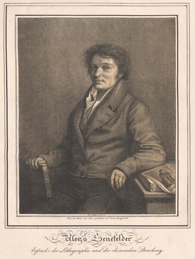 Portrait of Alois Senefelder