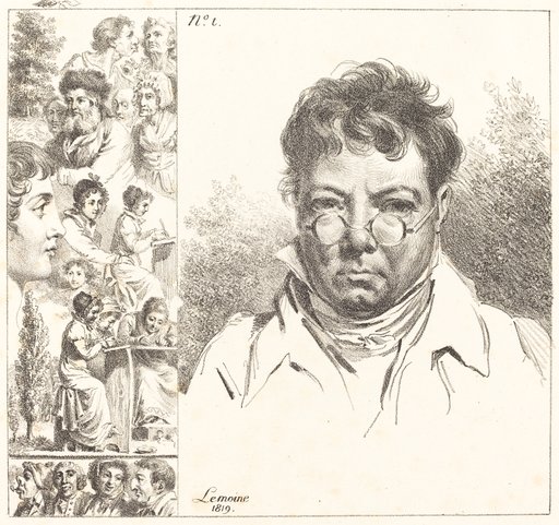 Portrait of Jacques Antoine Marie Lemoine