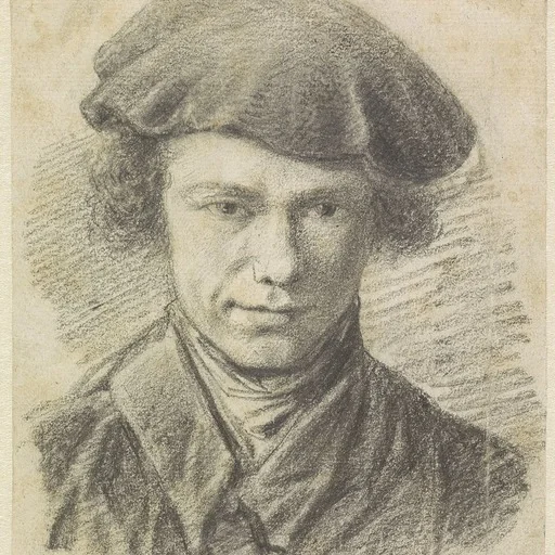 Portrait of Barend Cornelis Koekkoek