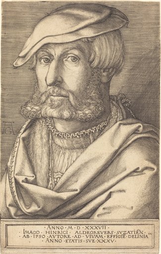 Portrait of Heinrich Aldegrever