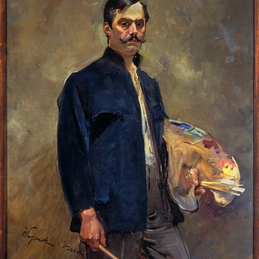 Portrait of Wojciech Kossak