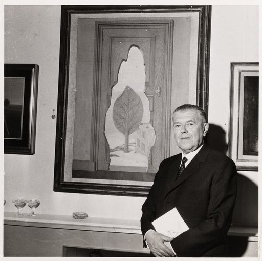 Portrait of René Magritte