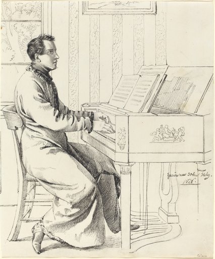 Portrait of Ludwig Emil Grimm