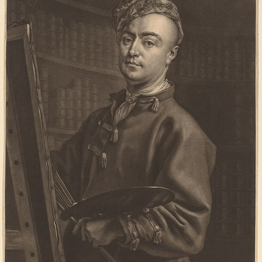 Portrait of Philippe Mercier
