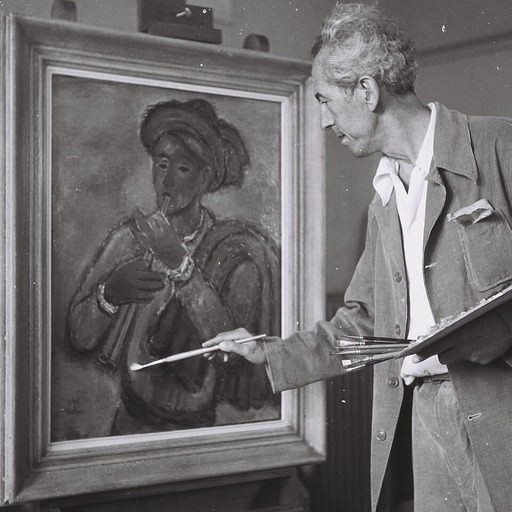 Portrait of Reuven Rubin