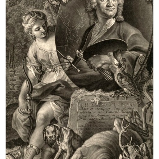 Portrait of Johann Elias Ridinger