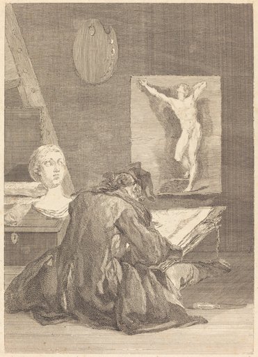 Portrait of Jean-Jacques Flipart