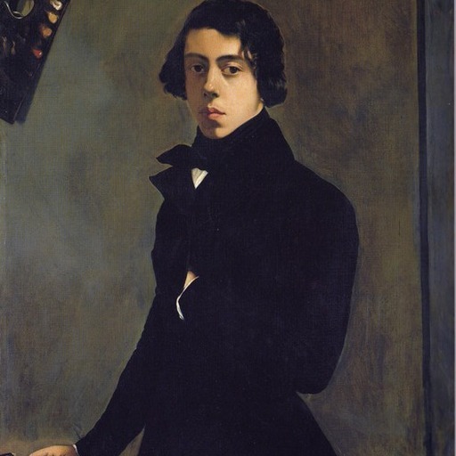 Portrait of Théodore Chassériau