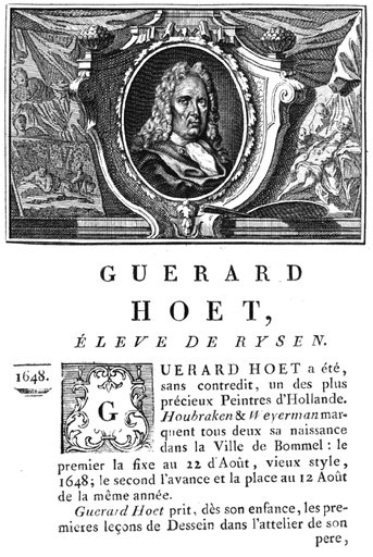 Portrait of Gerard Hoet