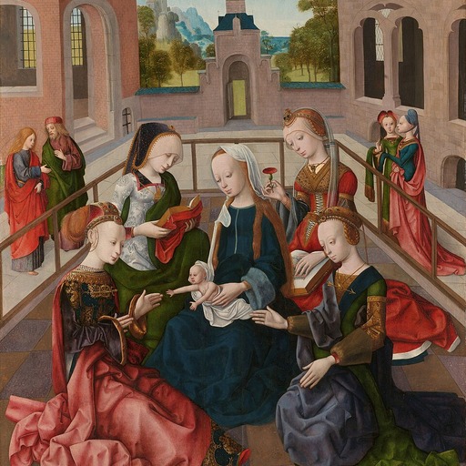 Portrait of Master of the Virgo inter Virgines