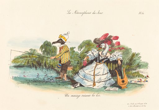 Portrait of Jean-Ignace-Isidore Grandville