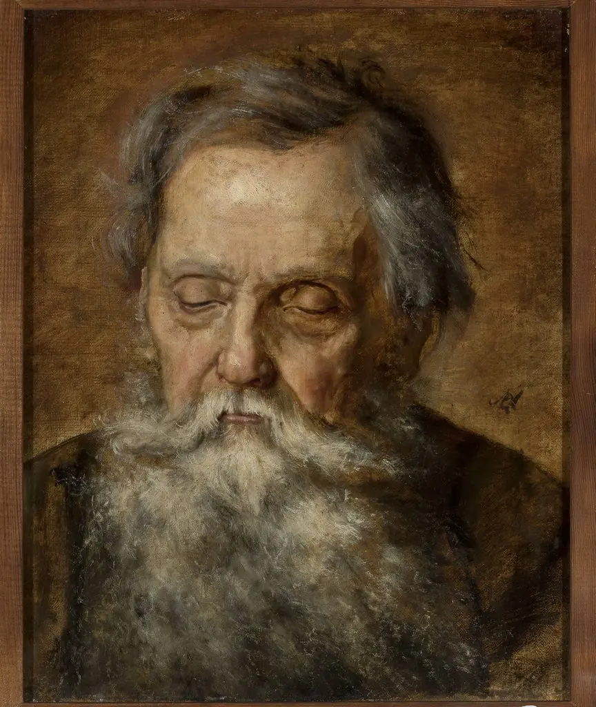 Portrait of a bearded old man