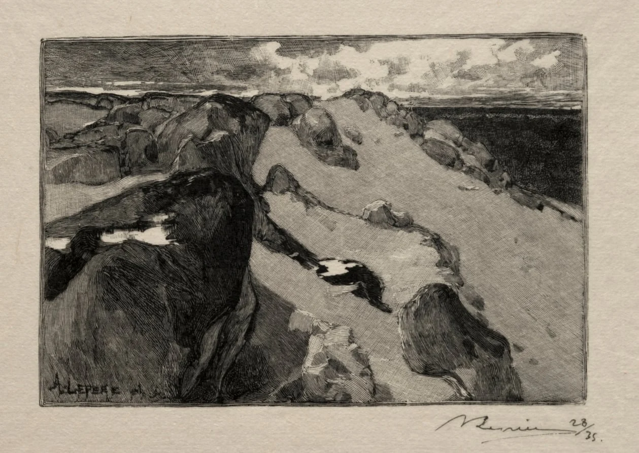 Arbonne, le Gros-Sablon, by Auguste Lepère, 1888