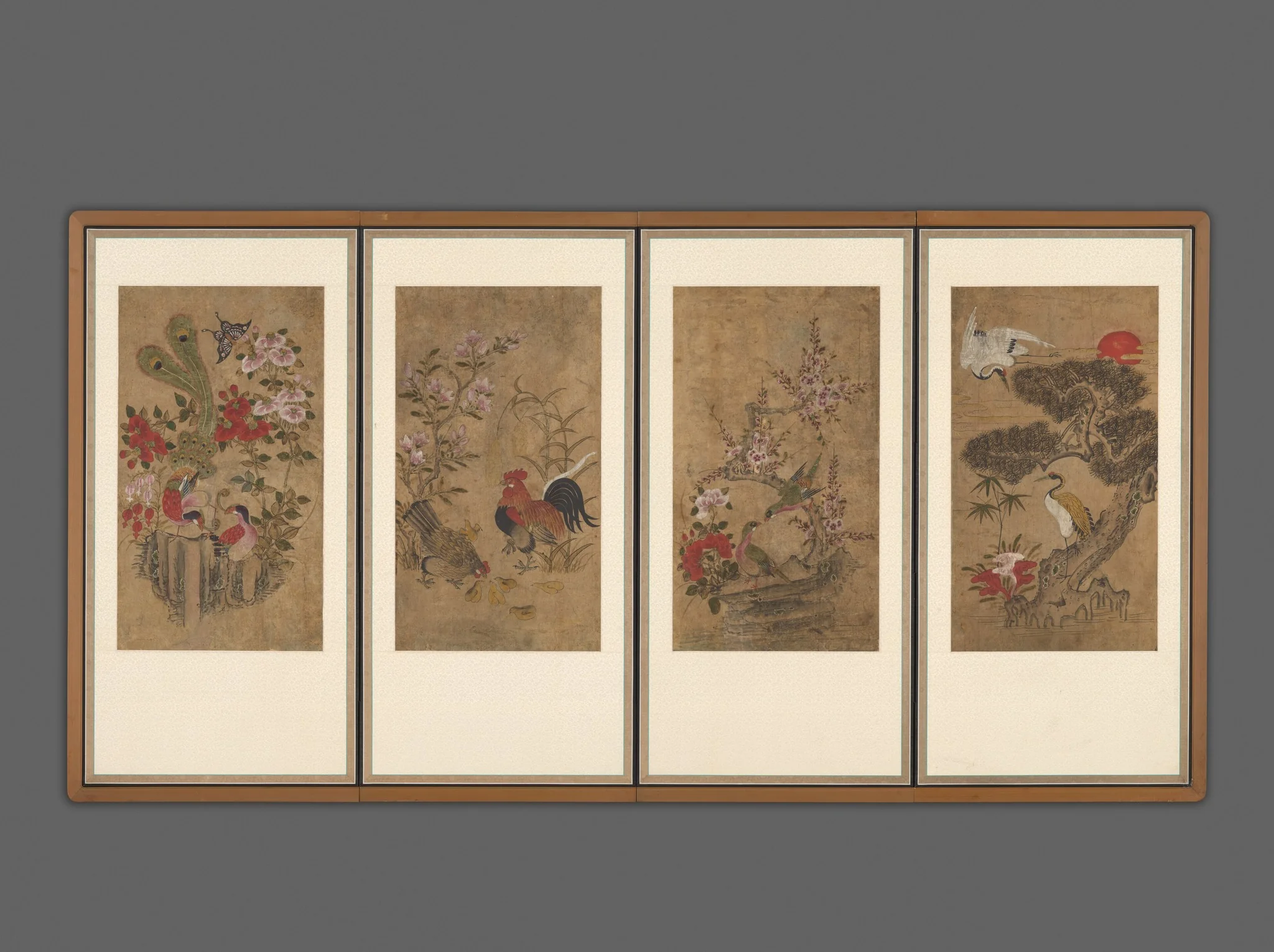 Birds and Flowers, by Unknown, unspecified, 1849