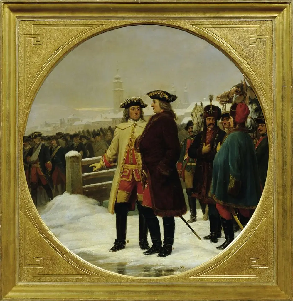 The surrender of Linz in 1742