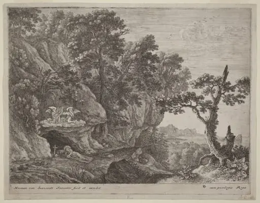 The Repentant Magdalene in a Landscape