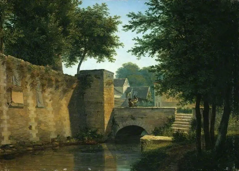 Landscape with a bridge