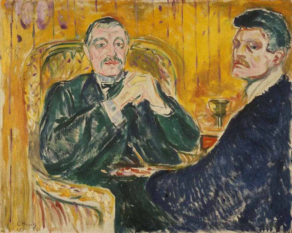Torvald Stang and Edvard Munch