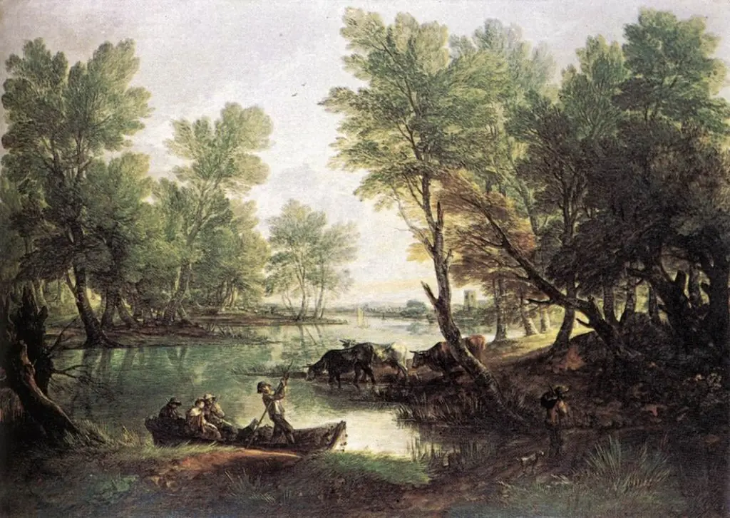 View near King's Bromley, on Trent, Staffordshire