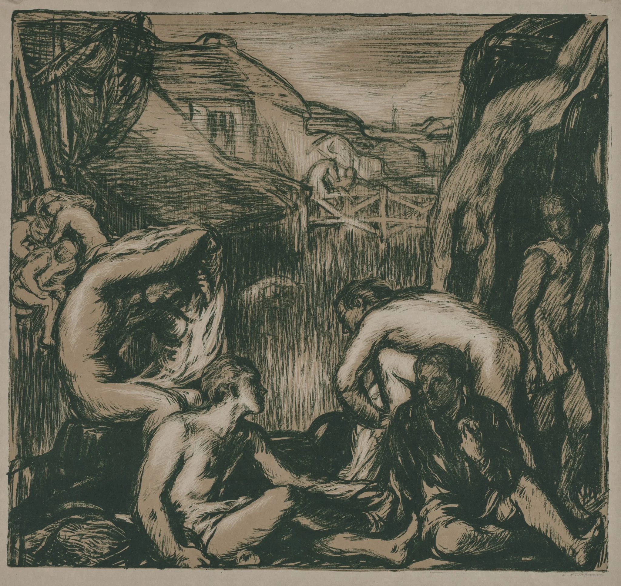 The Mill-Pond, by Charles Hasslewood Shannon, 1905