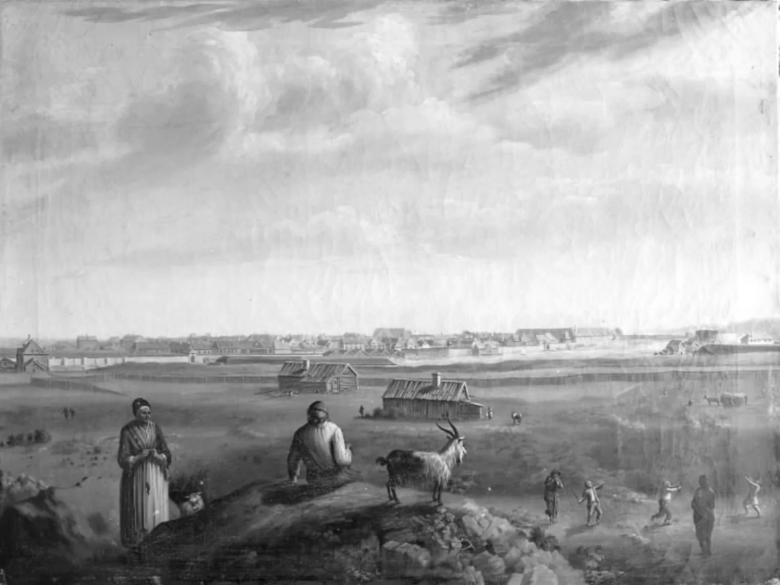 View of Frederikstad in Norway, by Unknown, 1748