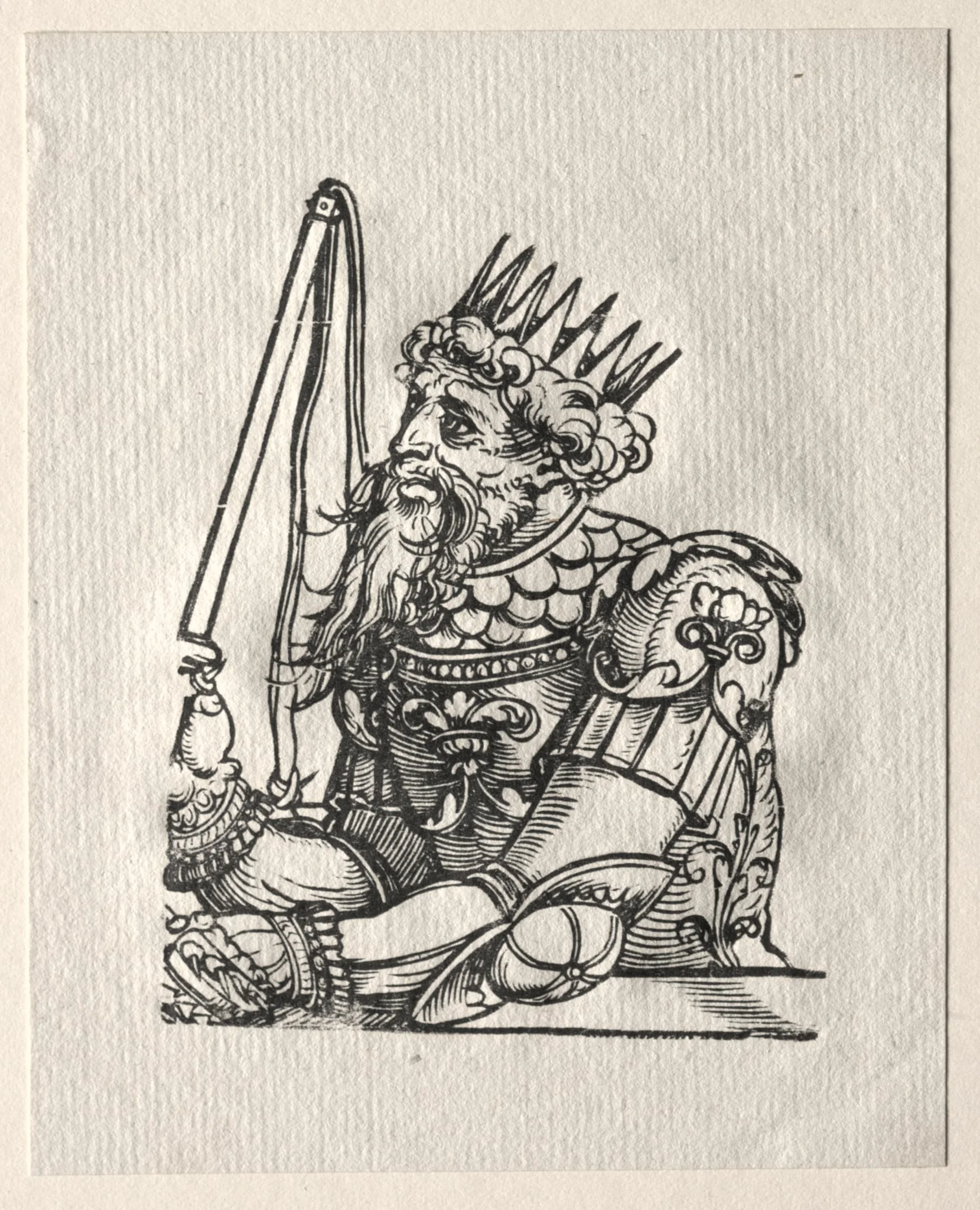Tyrants of the Old Testament:  Nebuchadnezzar, by Georg Pencz, 1535