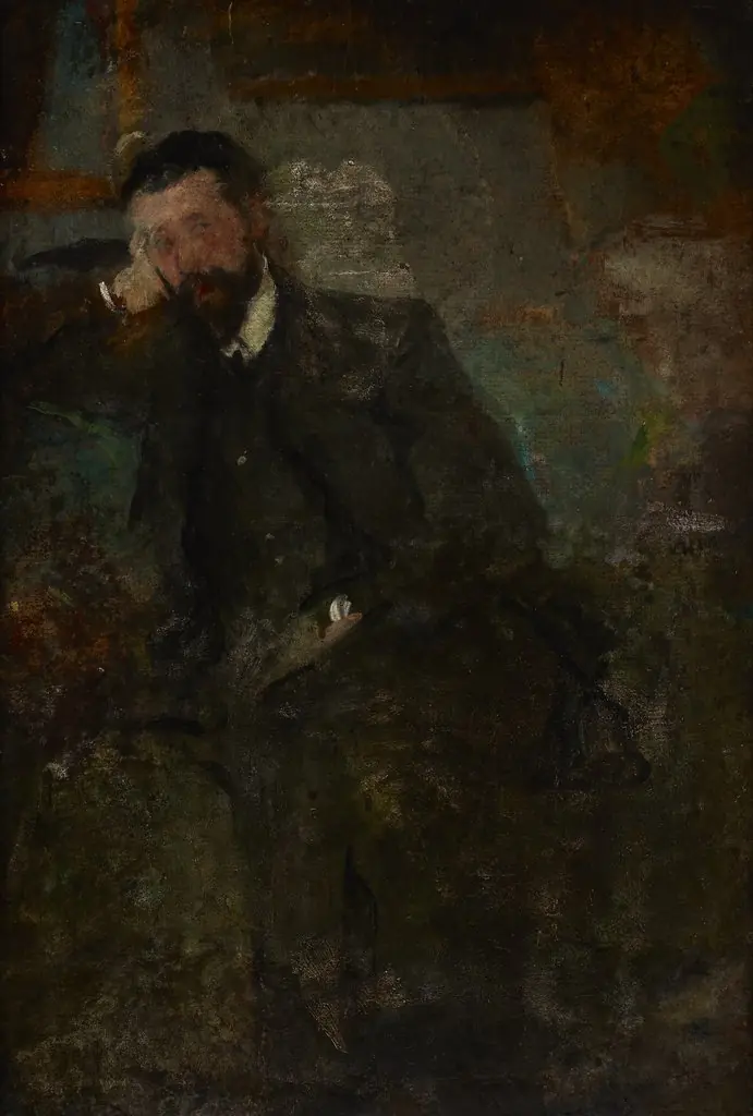 Portrait of a Man – two-sided painting