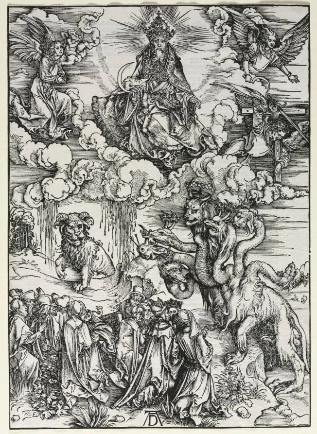 Revelation of St. John: Beast with Ram's Horns, by Albrecht Dürer, 1511