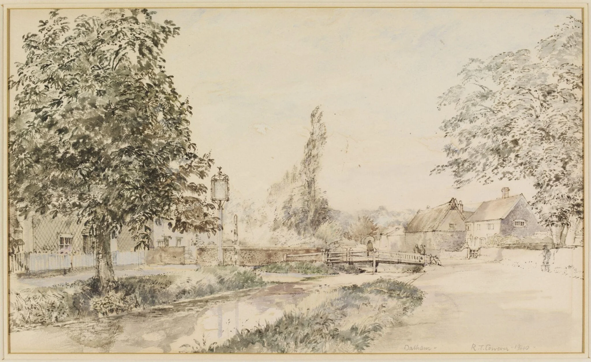 Dalham (the footbridge)