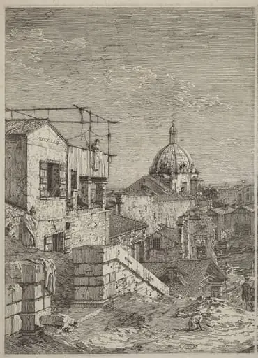 The House with the Inscription [left]