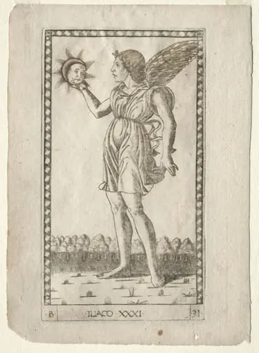 Genius of the Sun (from the Tarocchi, series B: Cosmic Principles & Virtues, #31)
