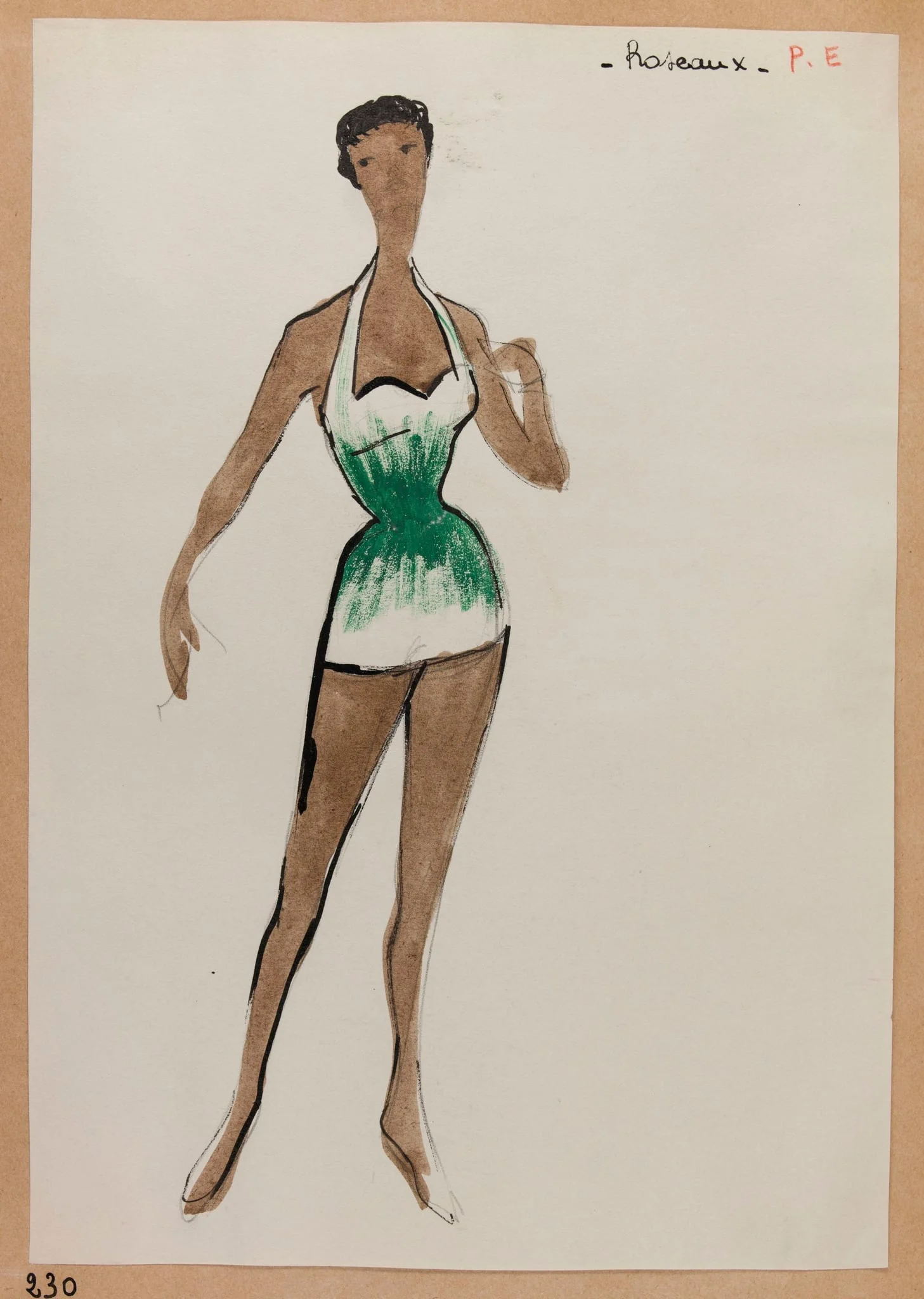 Roseaux, by Carven, 1951