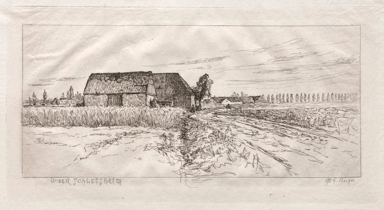 Unter Schleissheim, by Otto Henry Bacher, 1879