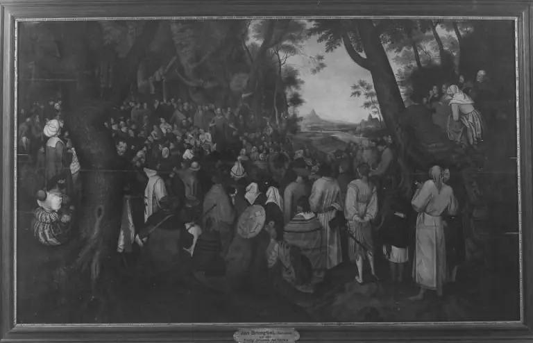 John the Baptist preaching
