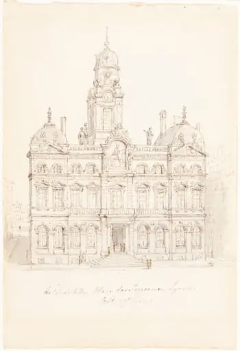 Hôtel de Ville, Place des Terreaux, Lyons