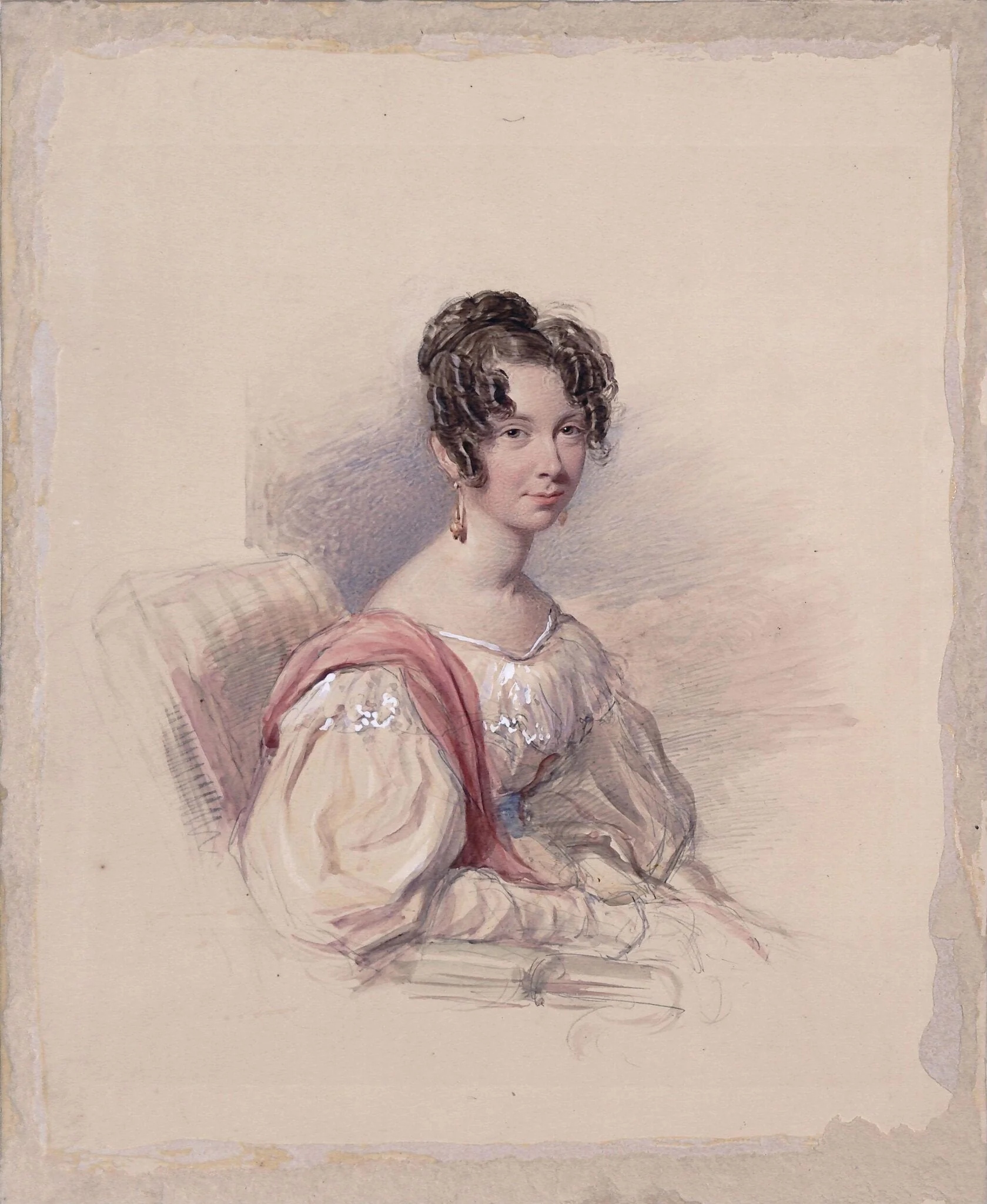An unknown young lady