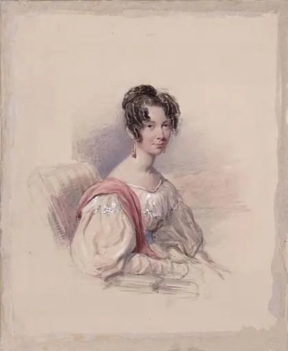 An unknown young lady