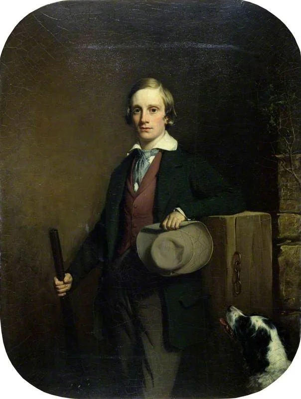 James M. Walmsley (1794–1871), as a Boy, by William Daniels, oil, 1856