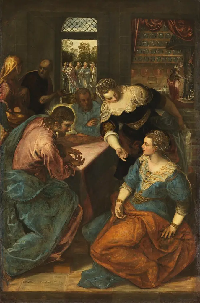 Christ with Mary and Martha