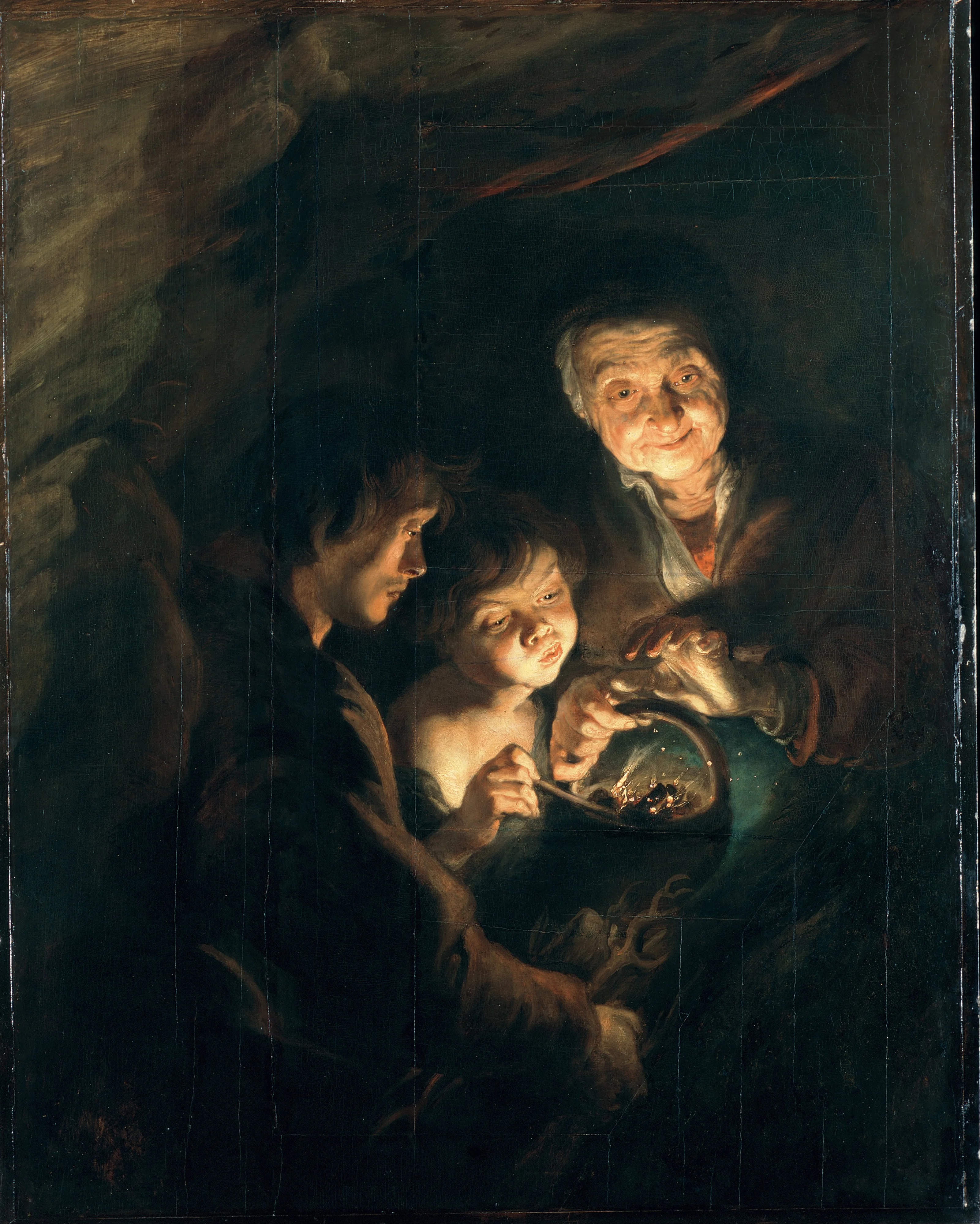 Old Woman with a Basket of Coal