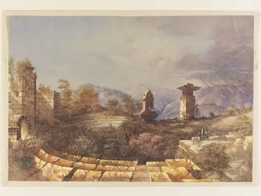 Theatre, with the Sarcophagus and Harpy Tombs, Xanthus