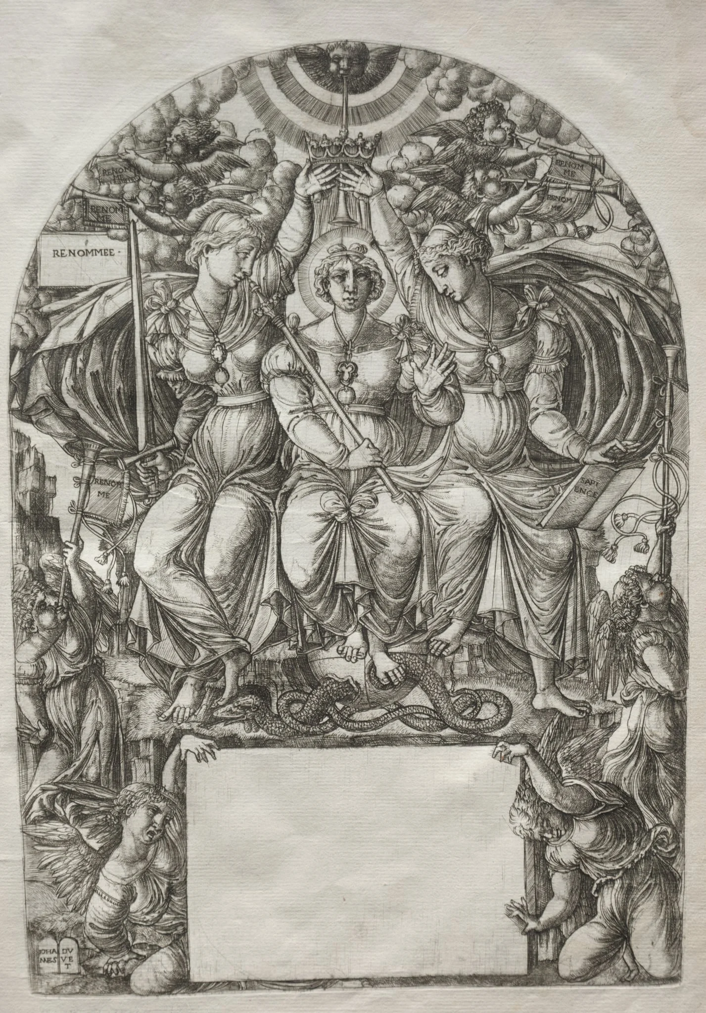 The Royal Majesty, by Jean Duvet, 1561