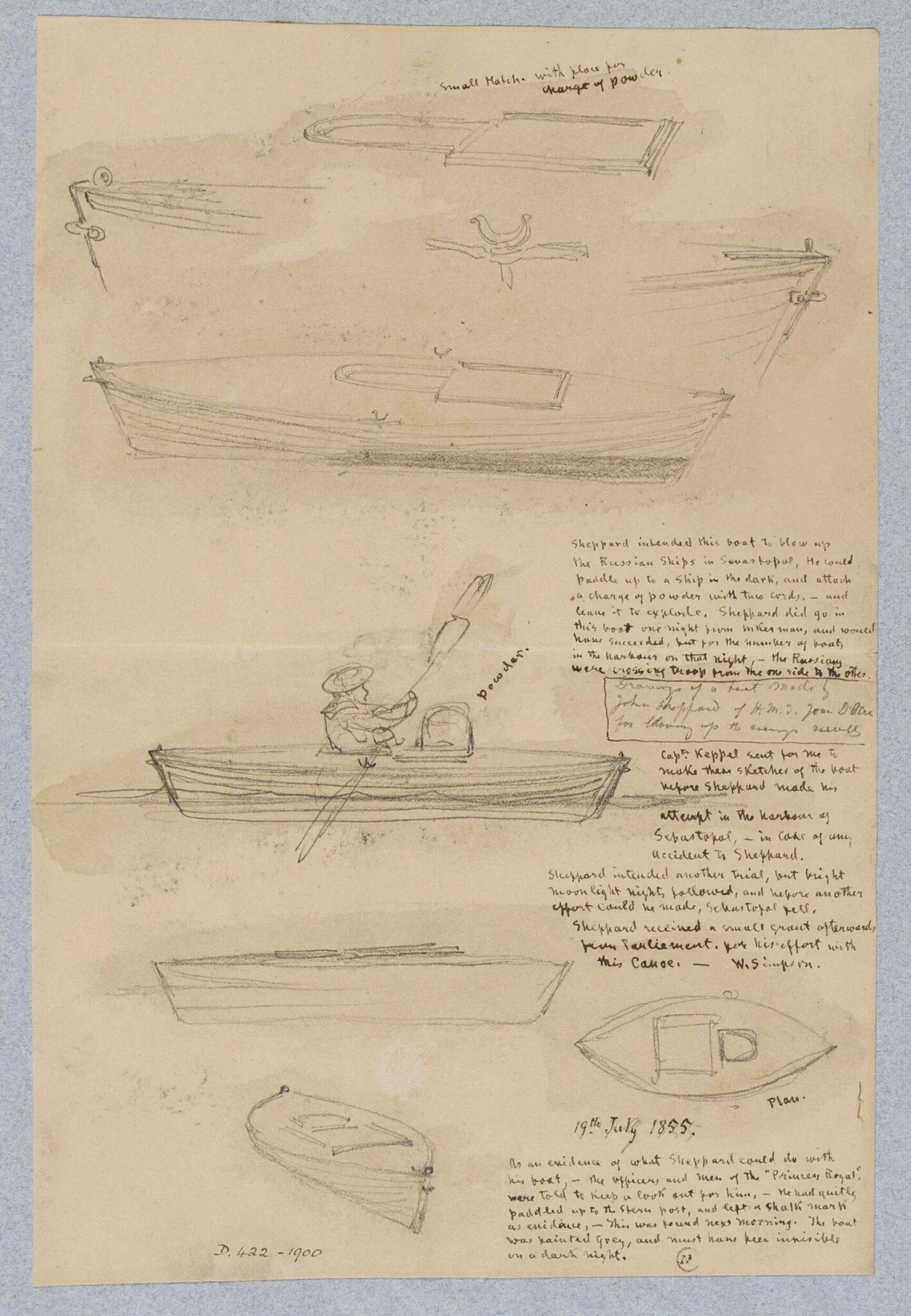 Sketches made during the Campaign of 1854-55 in the Crimea, Circassia and Constantinople, by William Simpson, 19