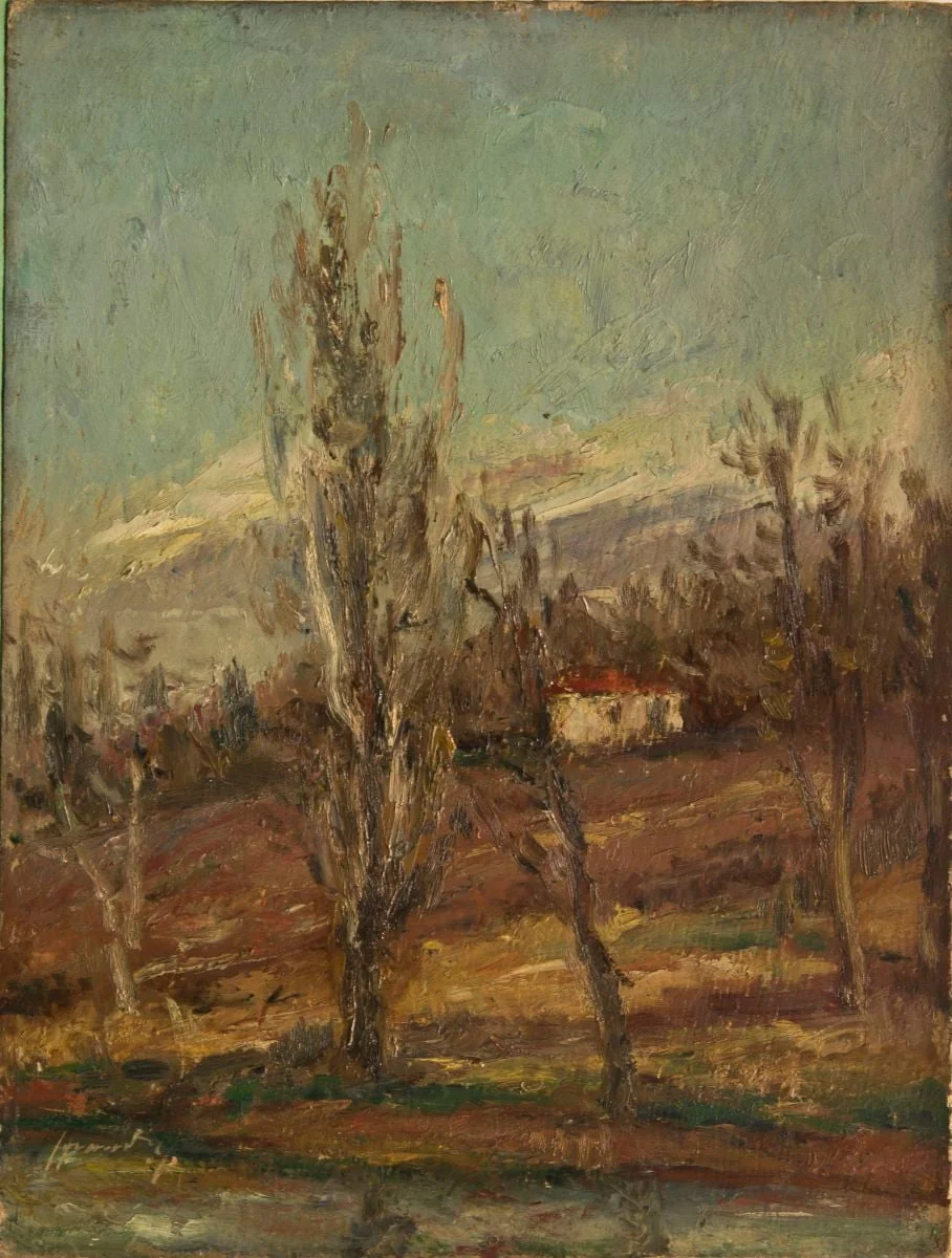 Peisaj la Băneasa, by Hrandt Avakian, 1950