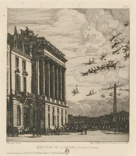 Le Ministère de la Marine, Paris (The Admiralty, Paris)
