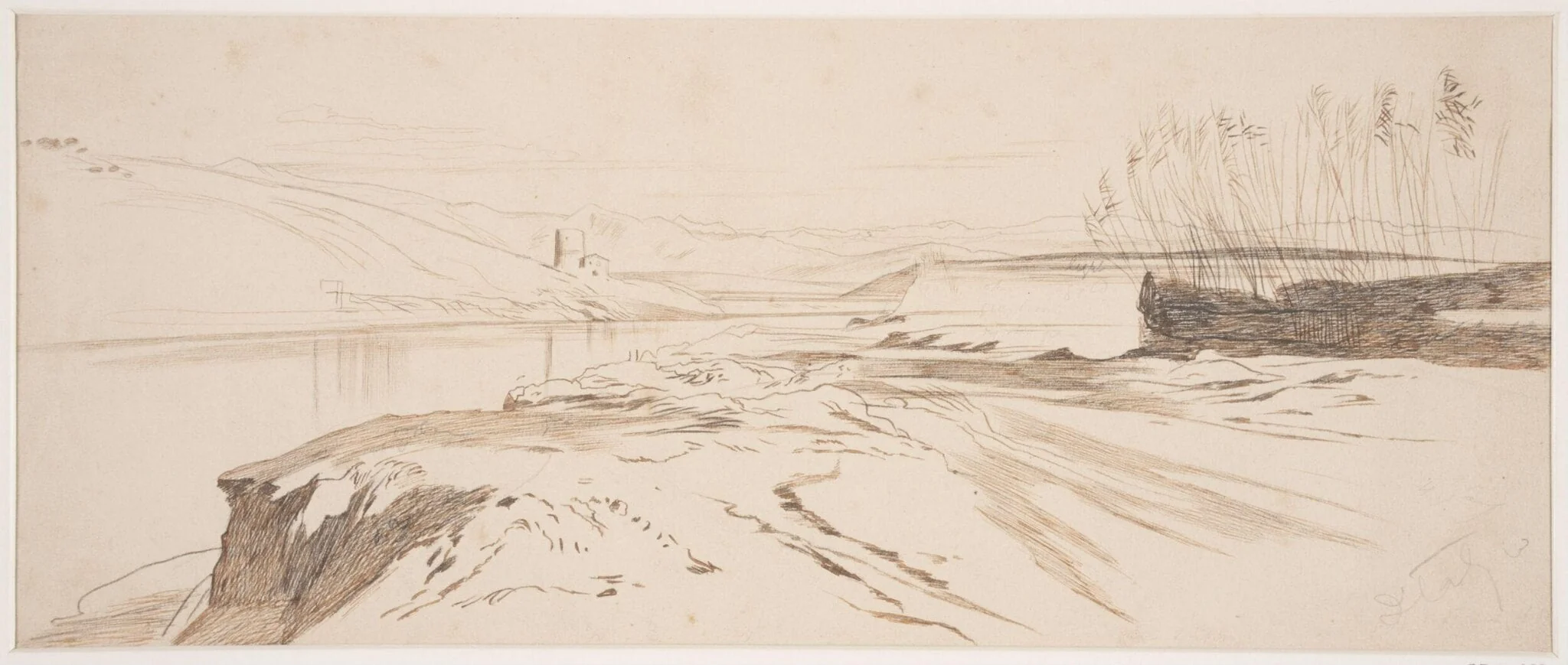 Untitled, by Edward Lear, 1860