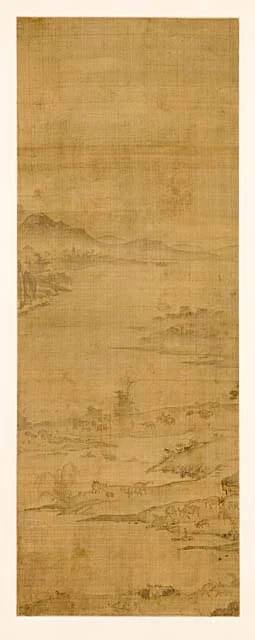 Water Buffaloes in a Mountain Valley, by Unknown, unspecified, 1550
