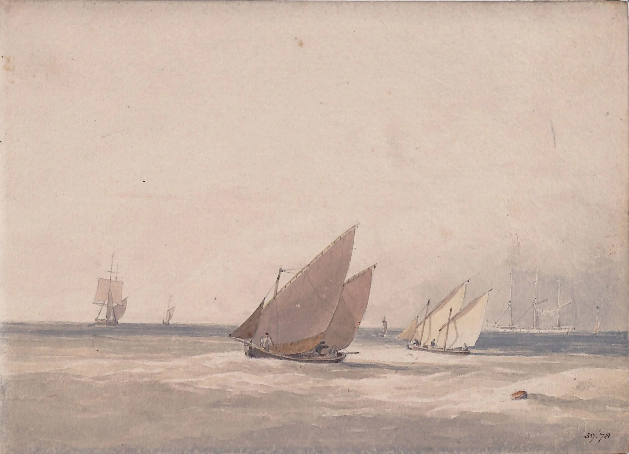 Leith Roads with Shipping