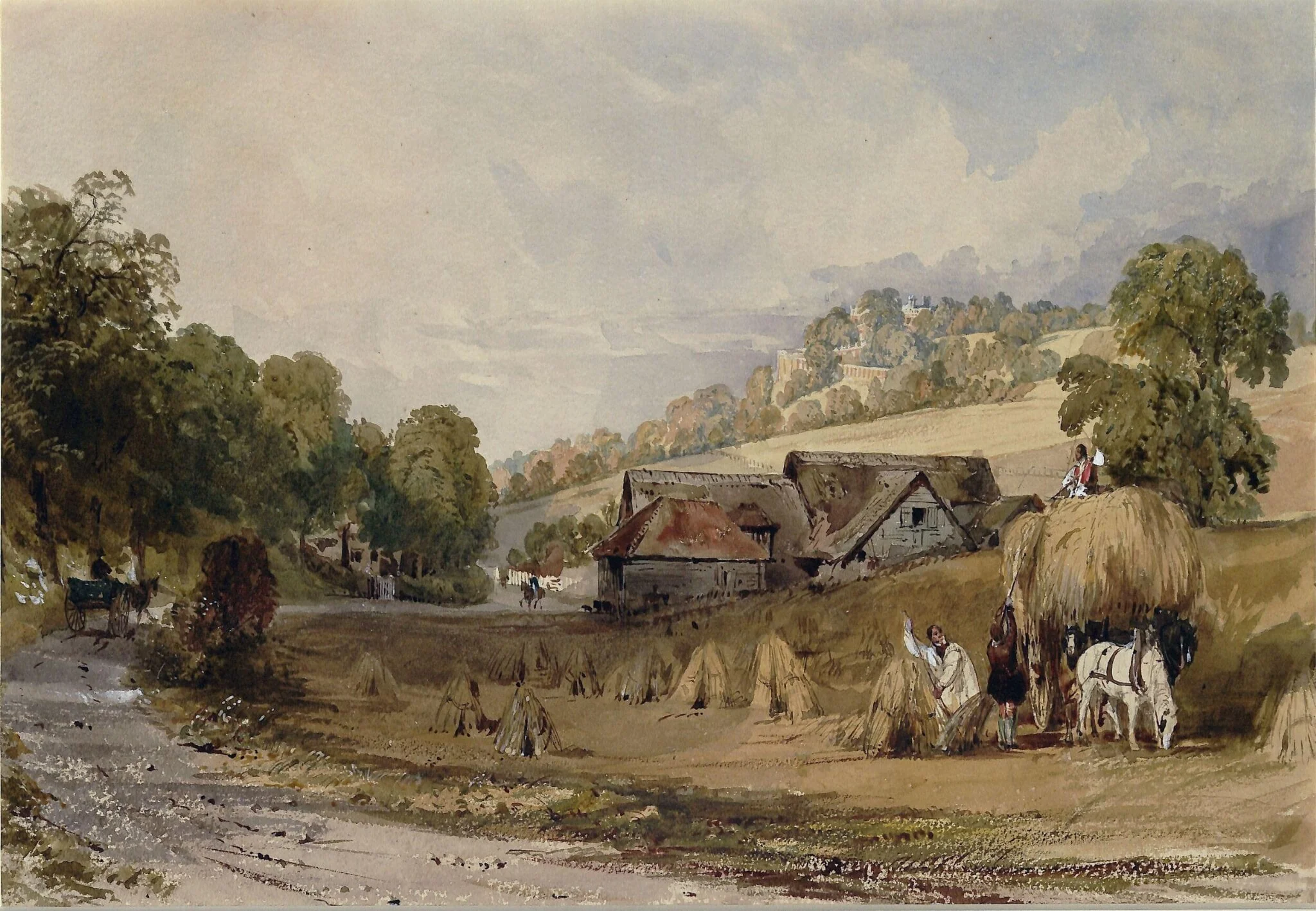 Haymaking at Ashurst, Surrey